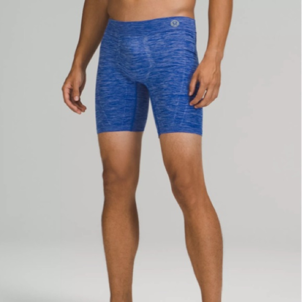 Lululemon Rapid Vent Tech Boxer 7” *Heathered Symphony Blue